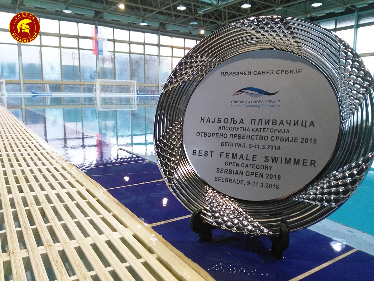 Jovana Bogdanović najbolja plivačica na Otvorenom prvenstvu Srbije 2018